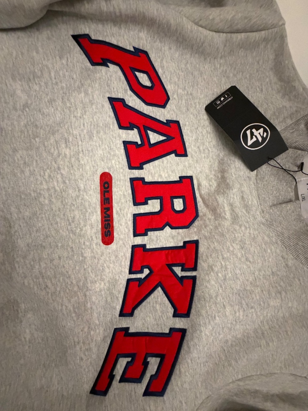 Ole Miss PARKE sweatshirt NWT